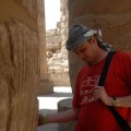 Ja w świątyni w Karnaku